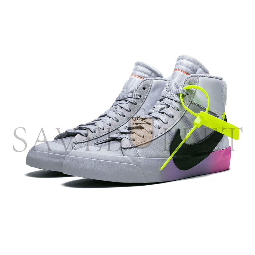 NIKE BLAZER MID OFF-WHITE WOLF GREY SERENA QUEEN AA3832-002